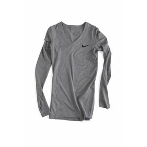 Nike Dri-FIT Gray Size M - Long Sleeved